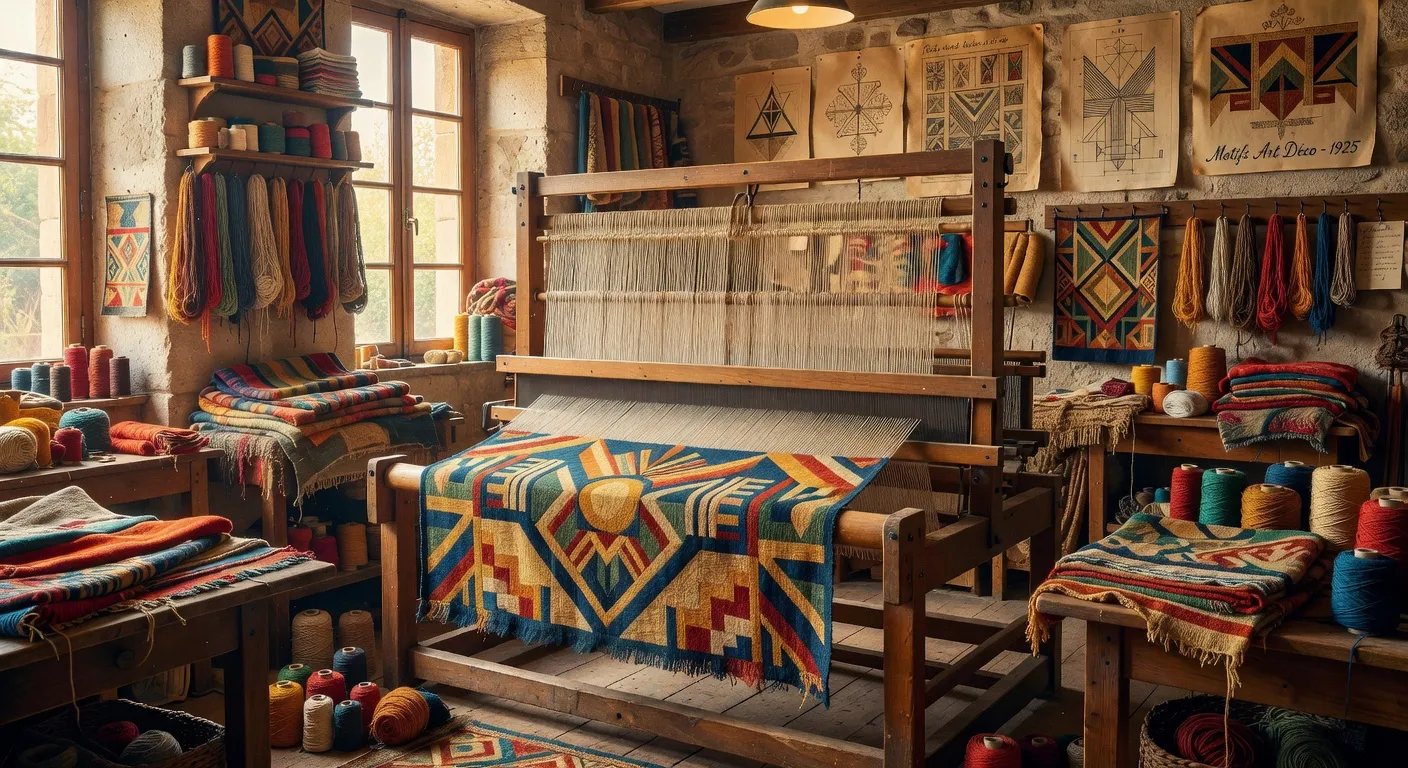 Bronze Art Deco de Georges Lavroff, panthere en mouvement sur socle en marbre noir, dans un decor d'atelier parisien