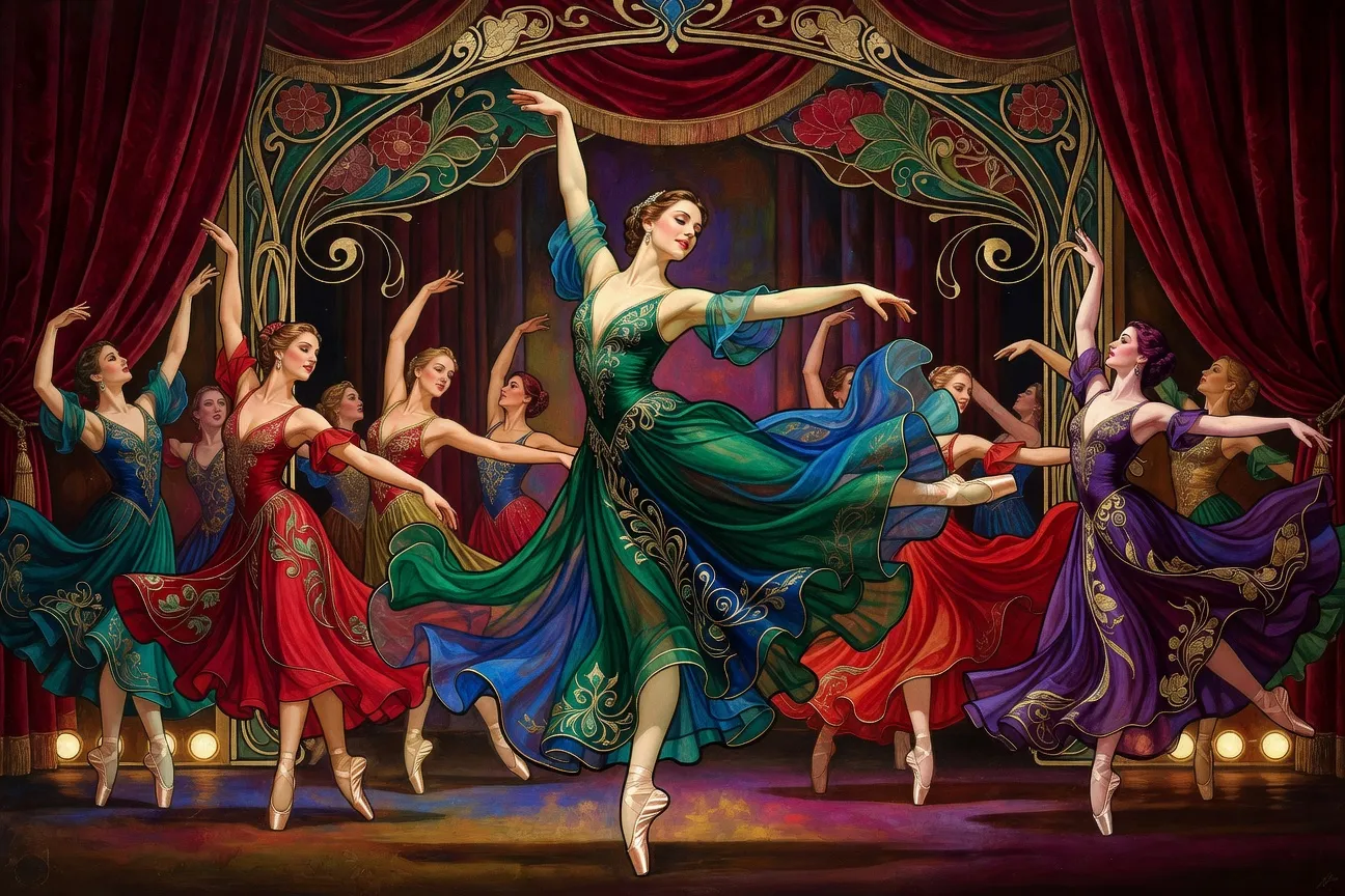 Cour intérieure de l'Académie Vaganova avec ses colonnes néoclassiques