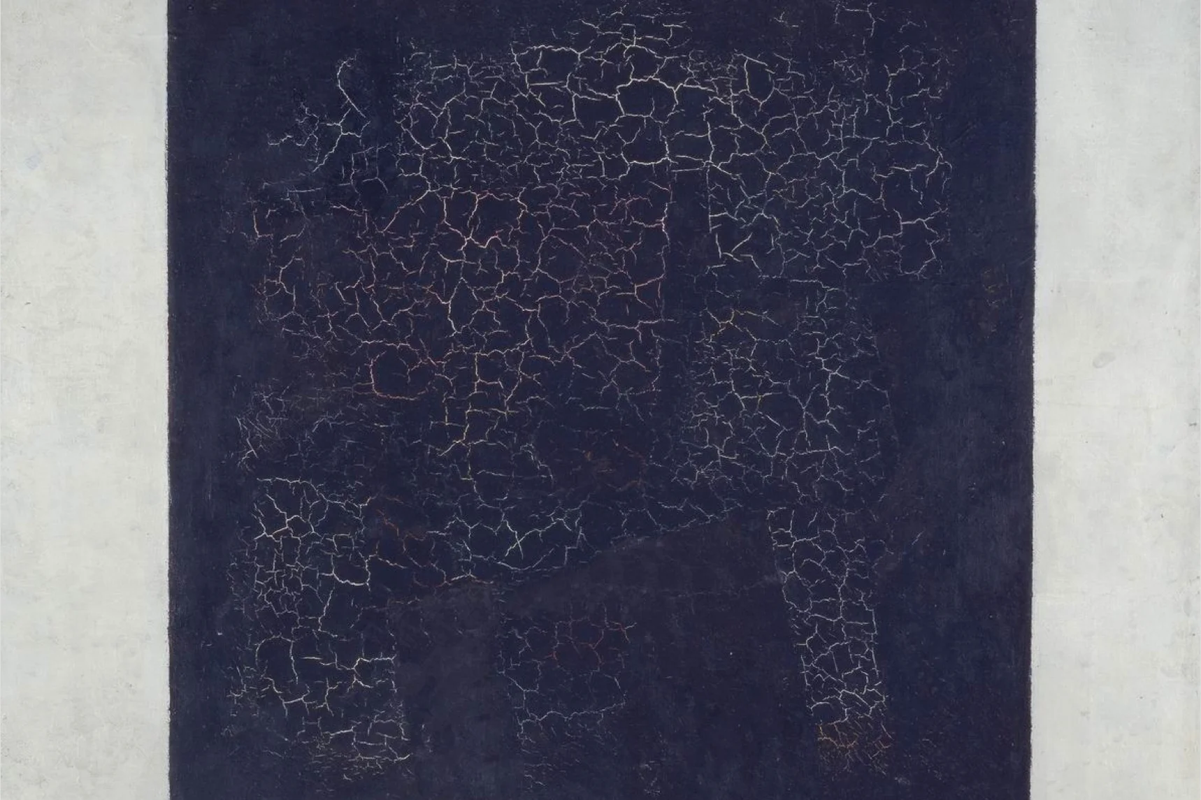 Carré noir suprématiste (1915) de Kazimir Malevitch, Galerie Tretiakov, Moscou